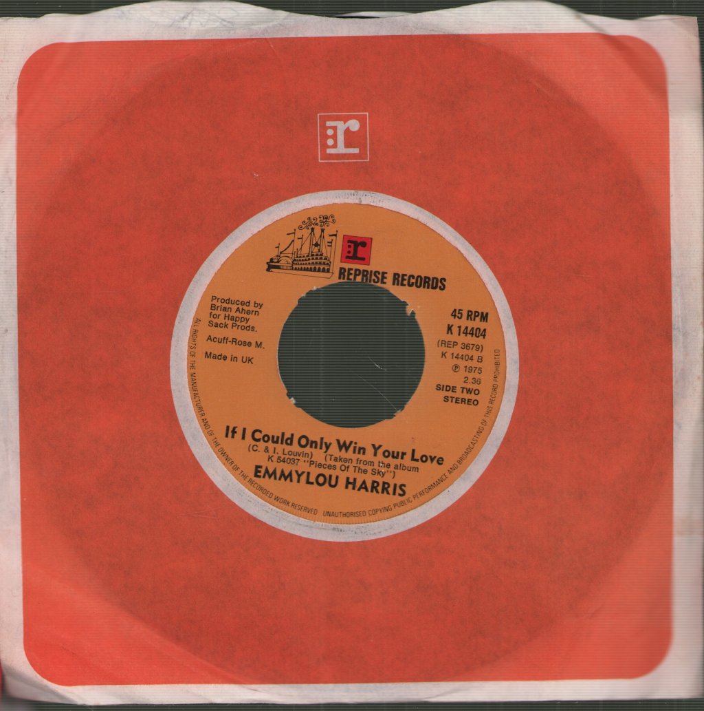 Emmylou Harris - Queen Of The Silver Dollar - 7 Inch