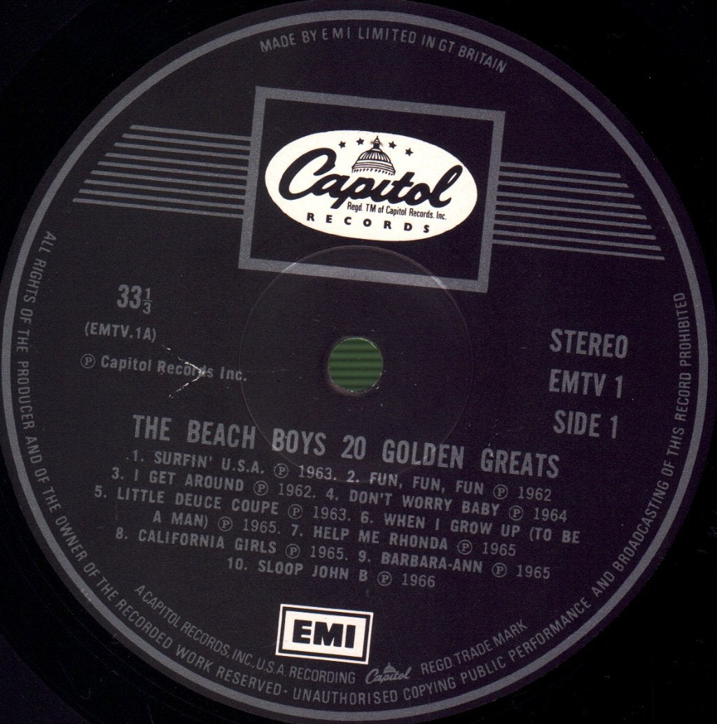 Beach Boys - 20 Golden Greats - Lp