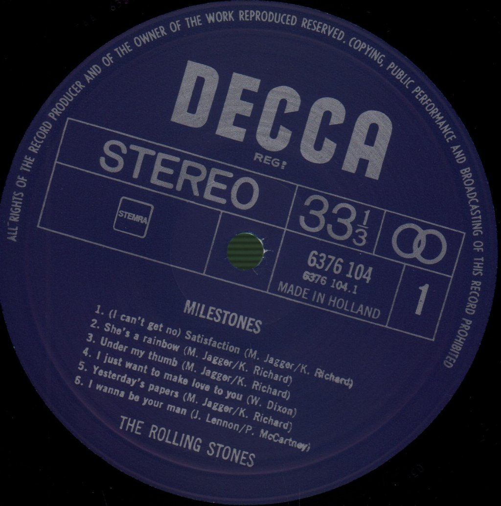 Rolling Stones - Milestones - Lp