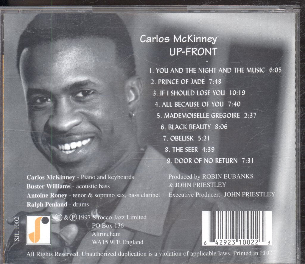 Carlos McKinney - Up-Front - Cd