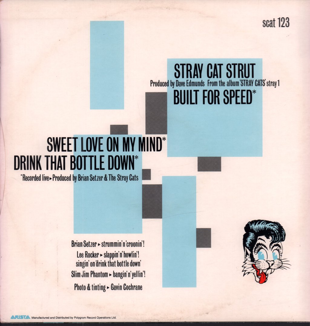 Stray Cats - Stray Cat Strut - 12 Inch