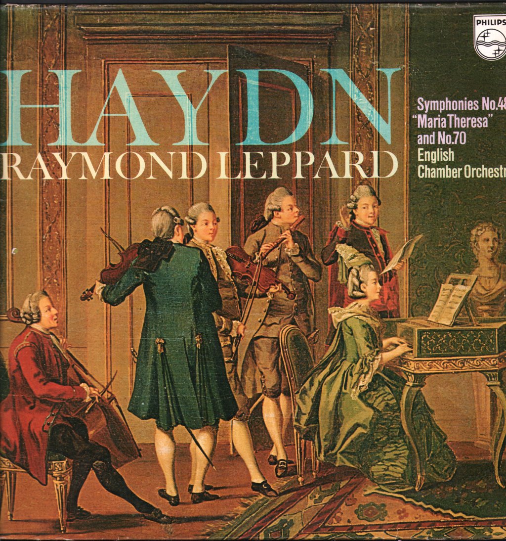 Raymond Leppard / English Chamber Orchestra - Haydn - Symphonies No. 48 "Maria Theresa" And No. 70 - Lp