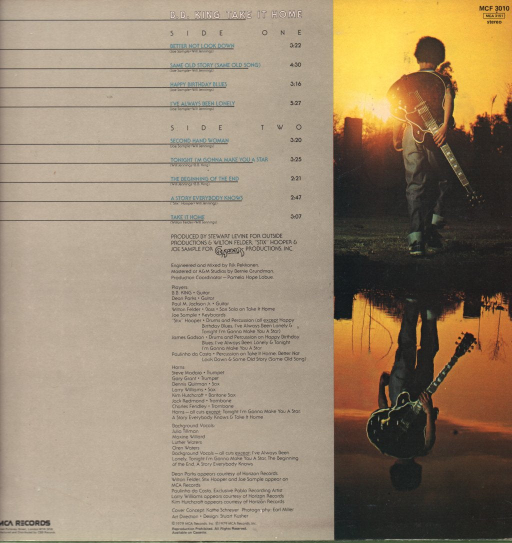 B.B. King - Take It Home - Lp