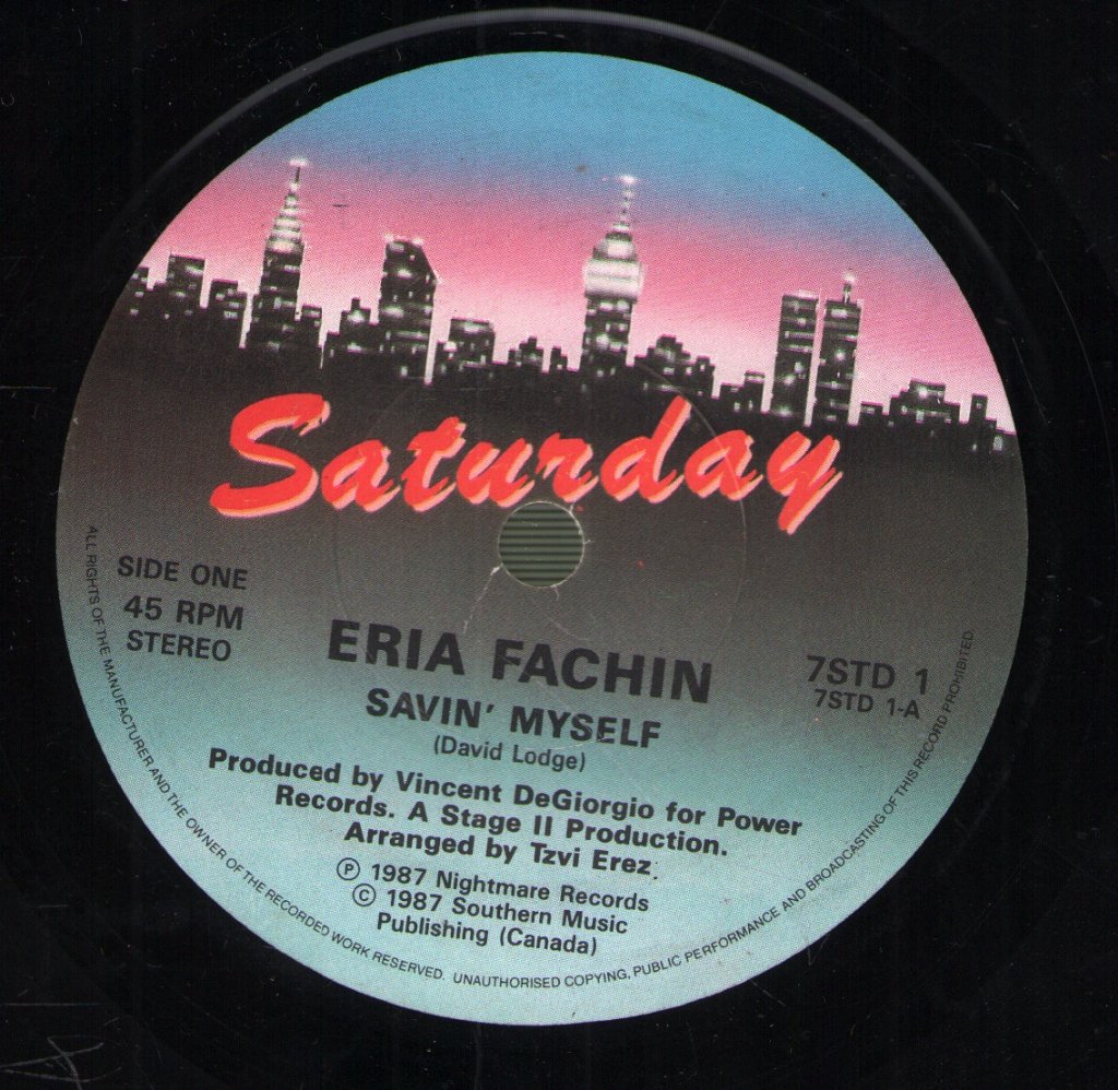 Eria Fachin - Savin' Myself - 7 Inch