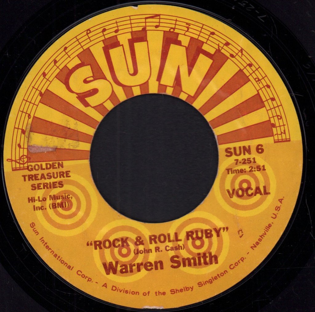 Warren Smith - Rock 'N' Roll Ruby - 7 Inch