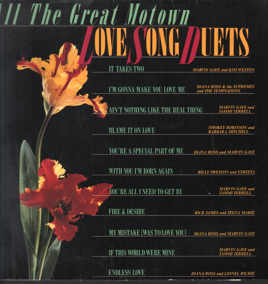 Various Artists - All The Great Motown Love Song Duets - Lp