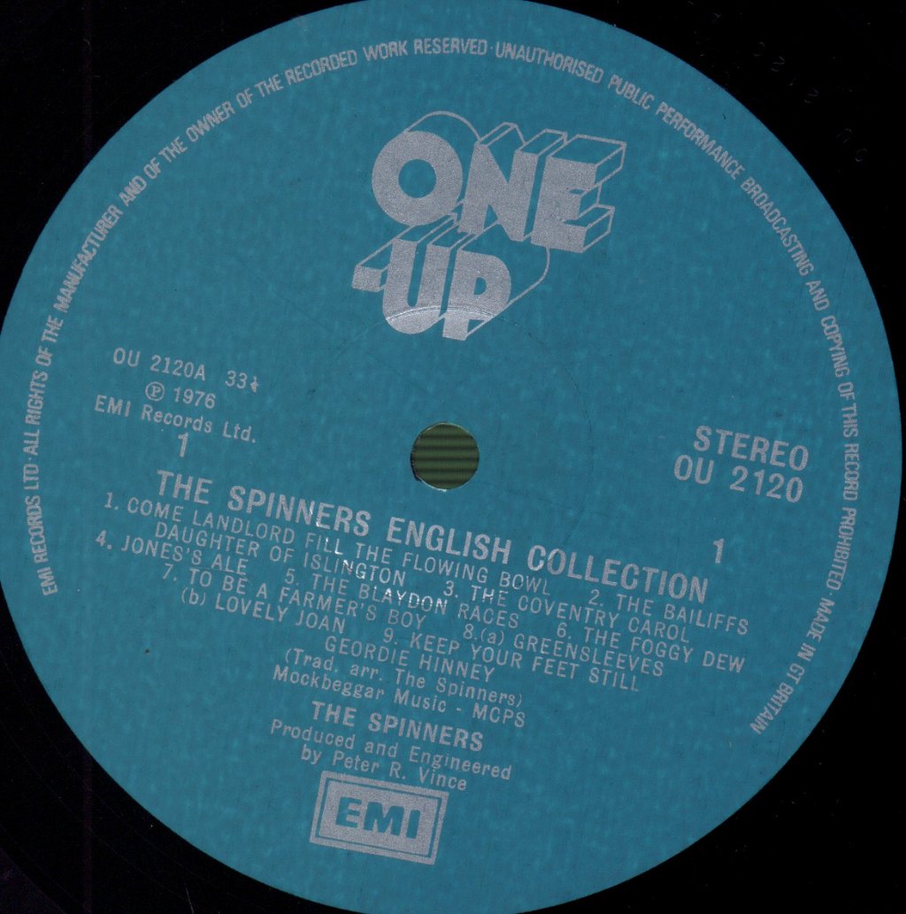 Spinners (Folk Group) - English Collection - Lp