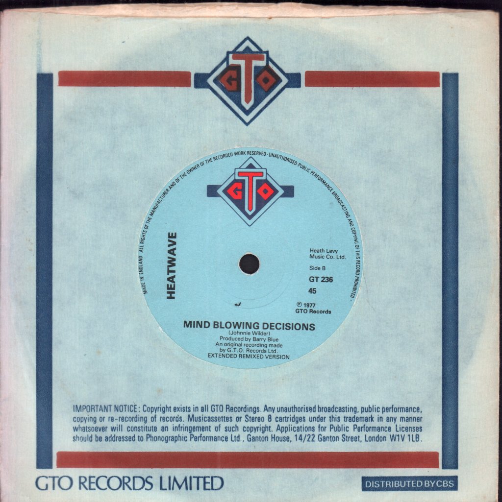 Heatwave - Always And Forever - 7 Inch