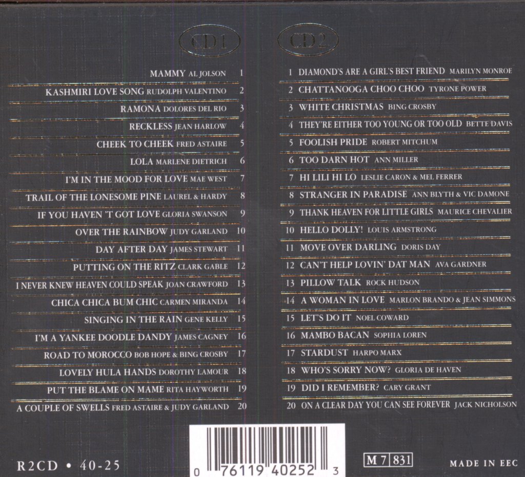 Various Artists - 100 Years Of Cinema - Cd Set