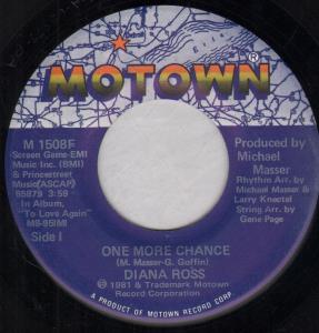 Diana Ross - One More Chance - 7 Inch