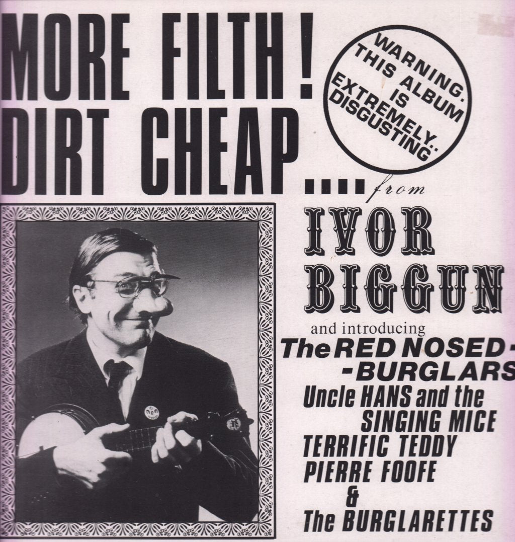 Ivor Biggun And The Red Nosed Burglars - More Filth Dirt Cheap - Lp