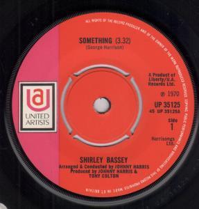 Shirley Bassey - Something - 7 Inch