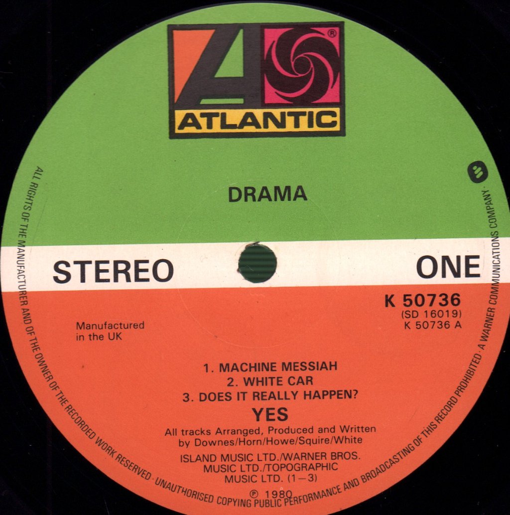 Yes - Drama - Lp