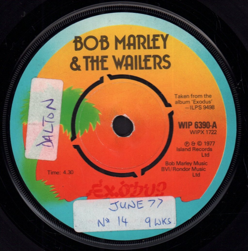 Bob Marley And The Wailers - Exodus - 7 Inch