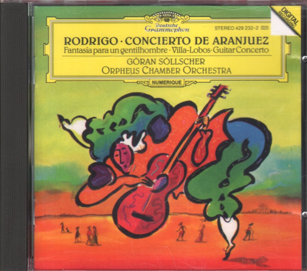 Goran Sollscher / Orpheus Chamber Orchestra - Rodrigo - Concierto De Aranjuez / Fantasía Para Un Gentilhombre / Guitar Concerto - Cd