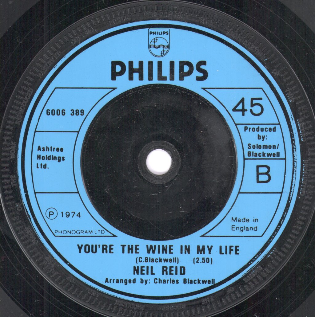 Neil Reid - Hazel Eyes - 7 Inch
