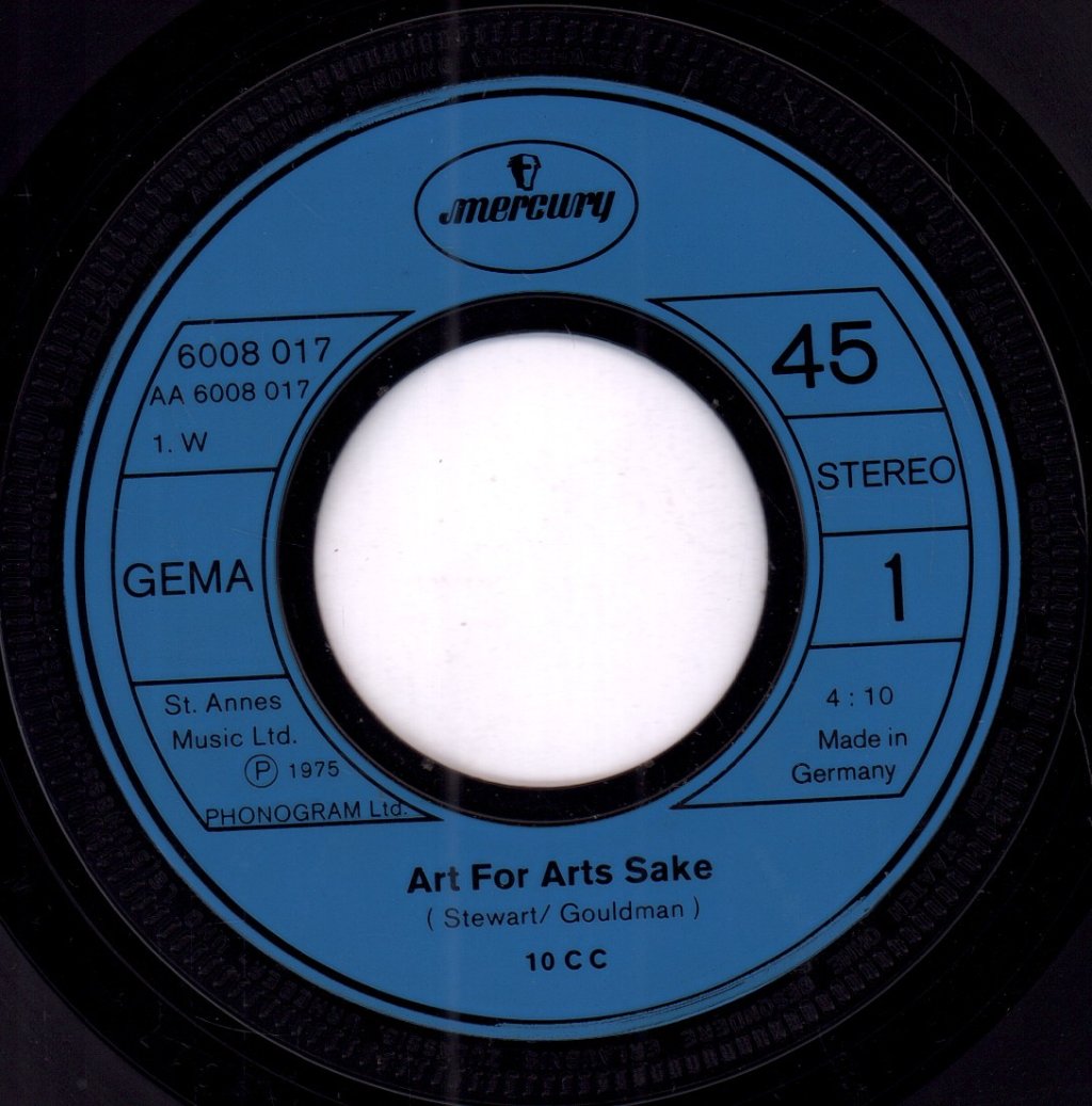 10cc - Art For Arts Sake - 7 Inch