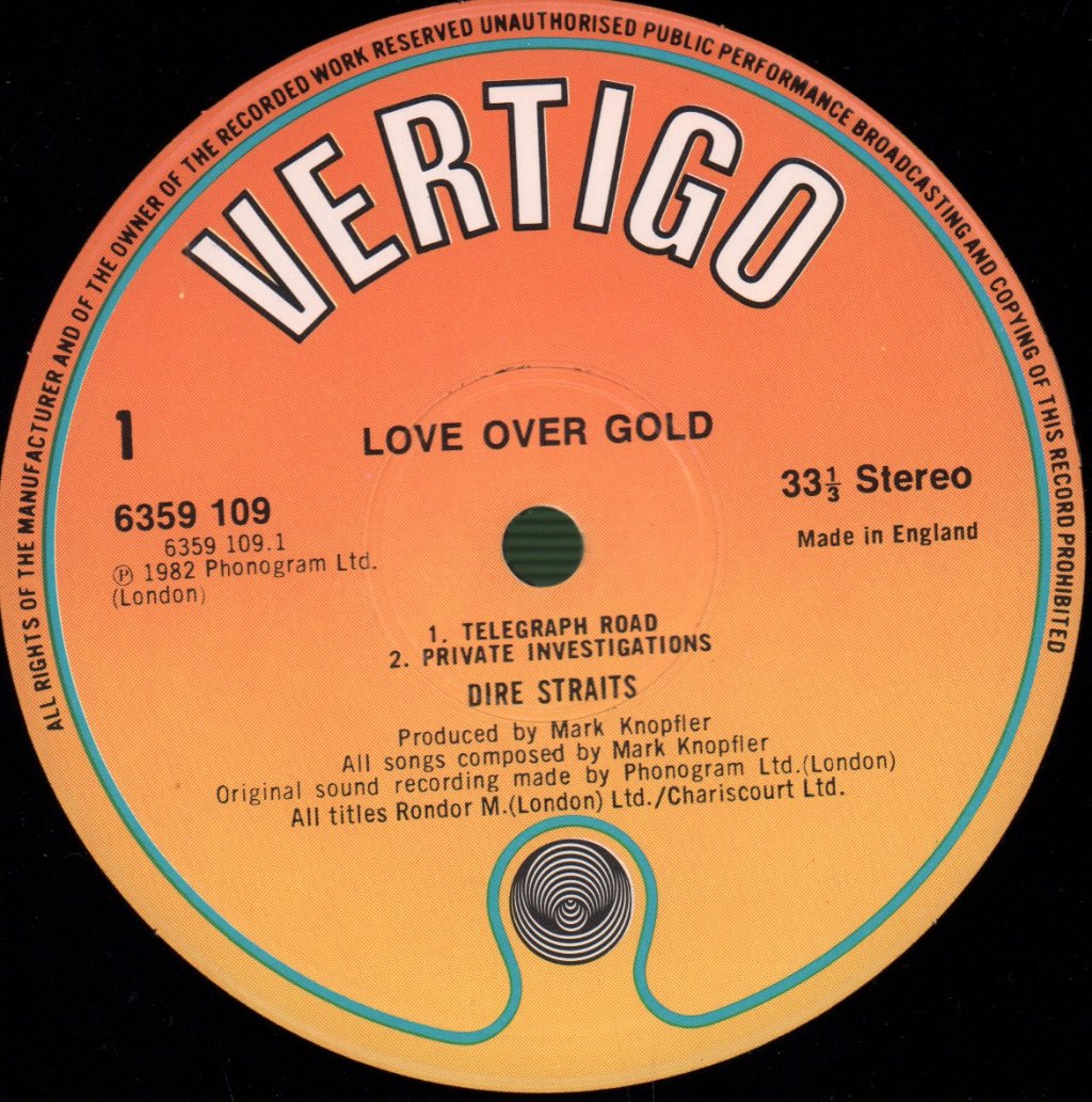 Dire Straits - Love Over Gold - Lp