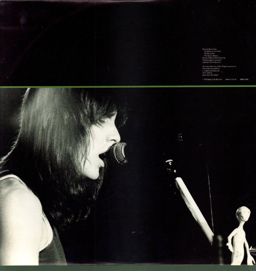 Todd Rundgren - Back To The Bars - Double Lp