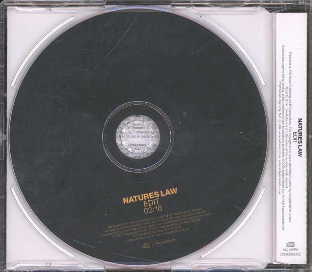 Embrace - Natures Law - Cd