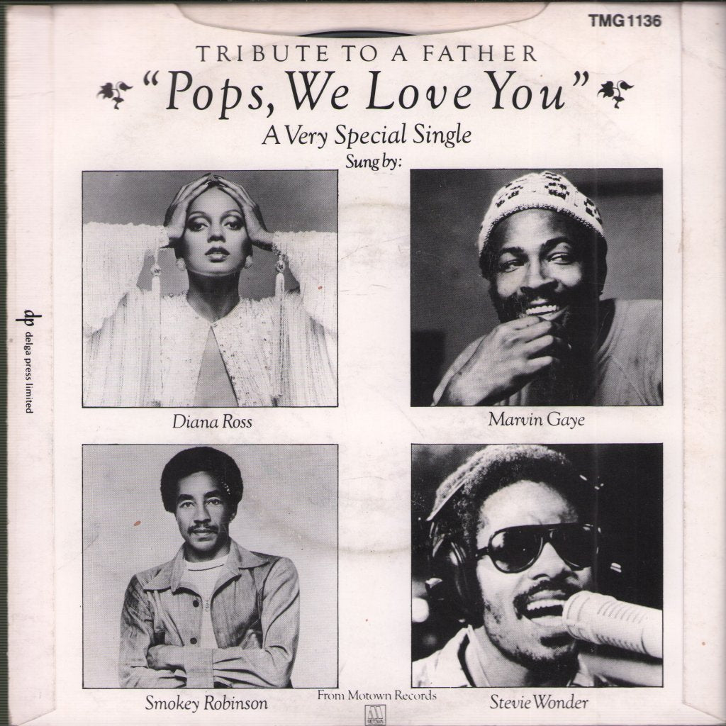 Diana Ross,Marvin Gaye,Smokey Robinson + Stevie Wonder - Pops We Love You - 7 Inch