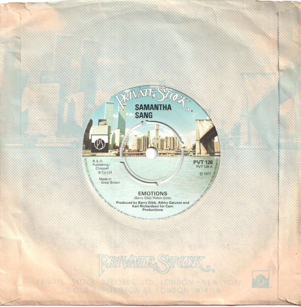 Samantha Sang - Emotions - 7 Inch