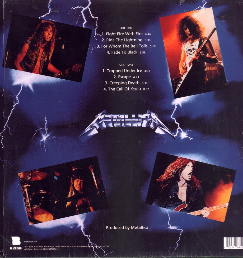 Metallica - Ride The Lightning - Lp