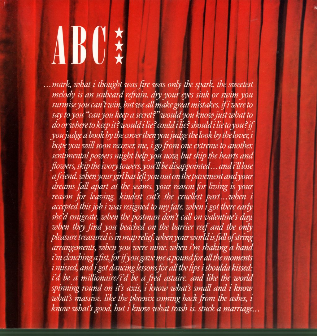 ABC - Lexicon Of Love - Lp