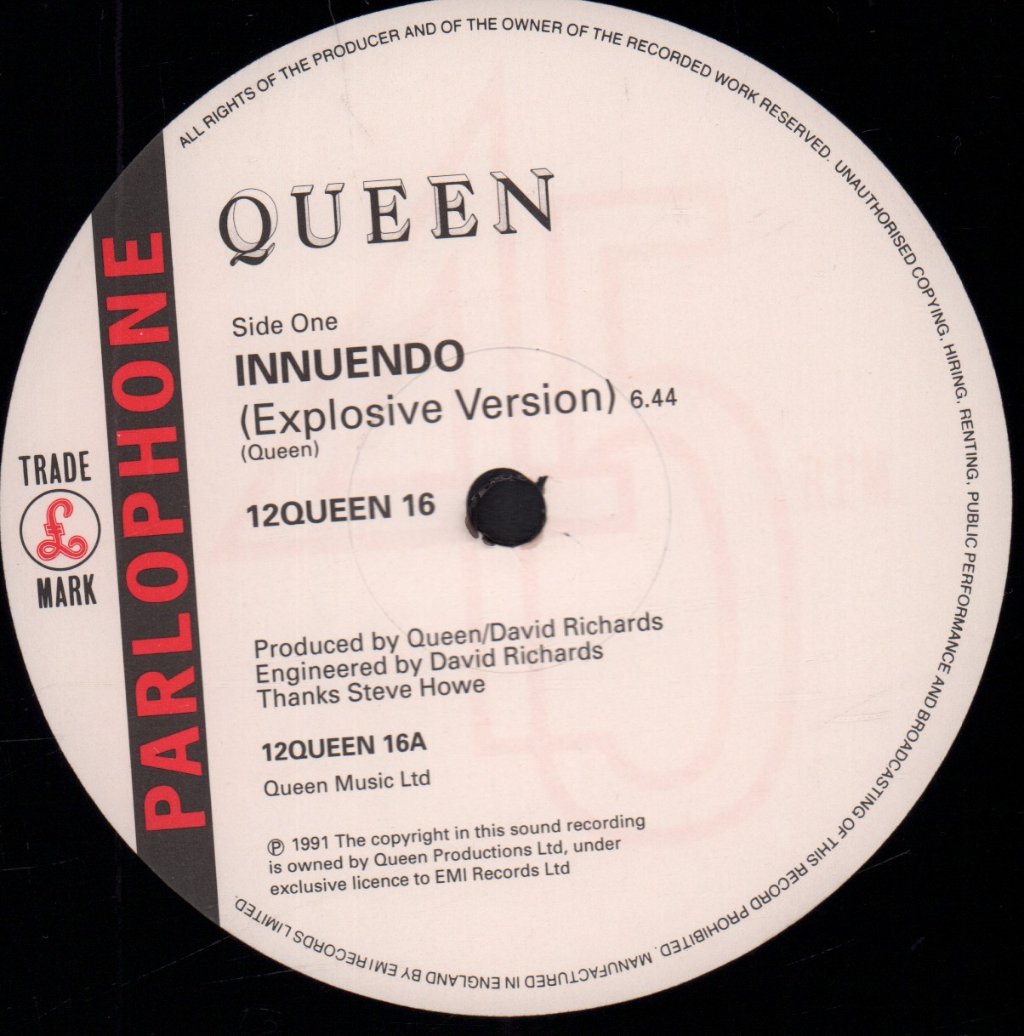 Queen - Innuendo - 12 Inch