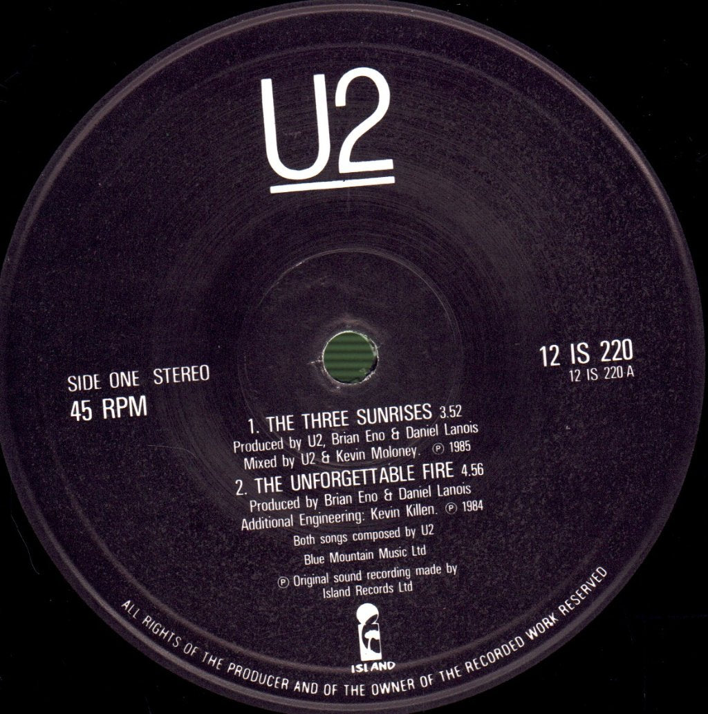 U2 - Unforgettable Fire - 12 Inch