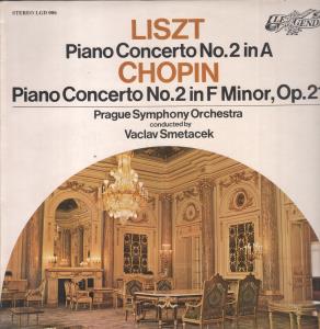 Vaclav Smetacek / Prague Symphony Orchestra - Liszt - Piano Concerto No.2 In A  / Chopin - Piano - Lp