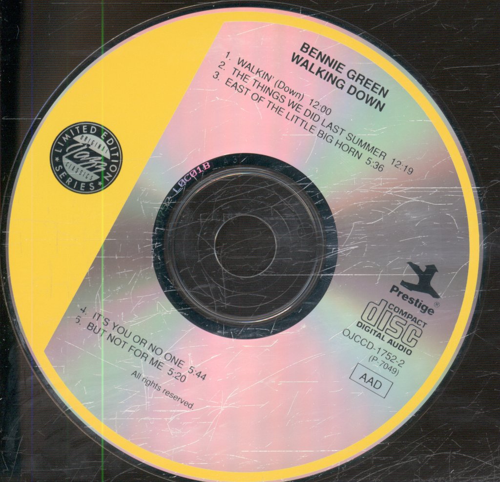 Bennie Green - Walking Down - Cd