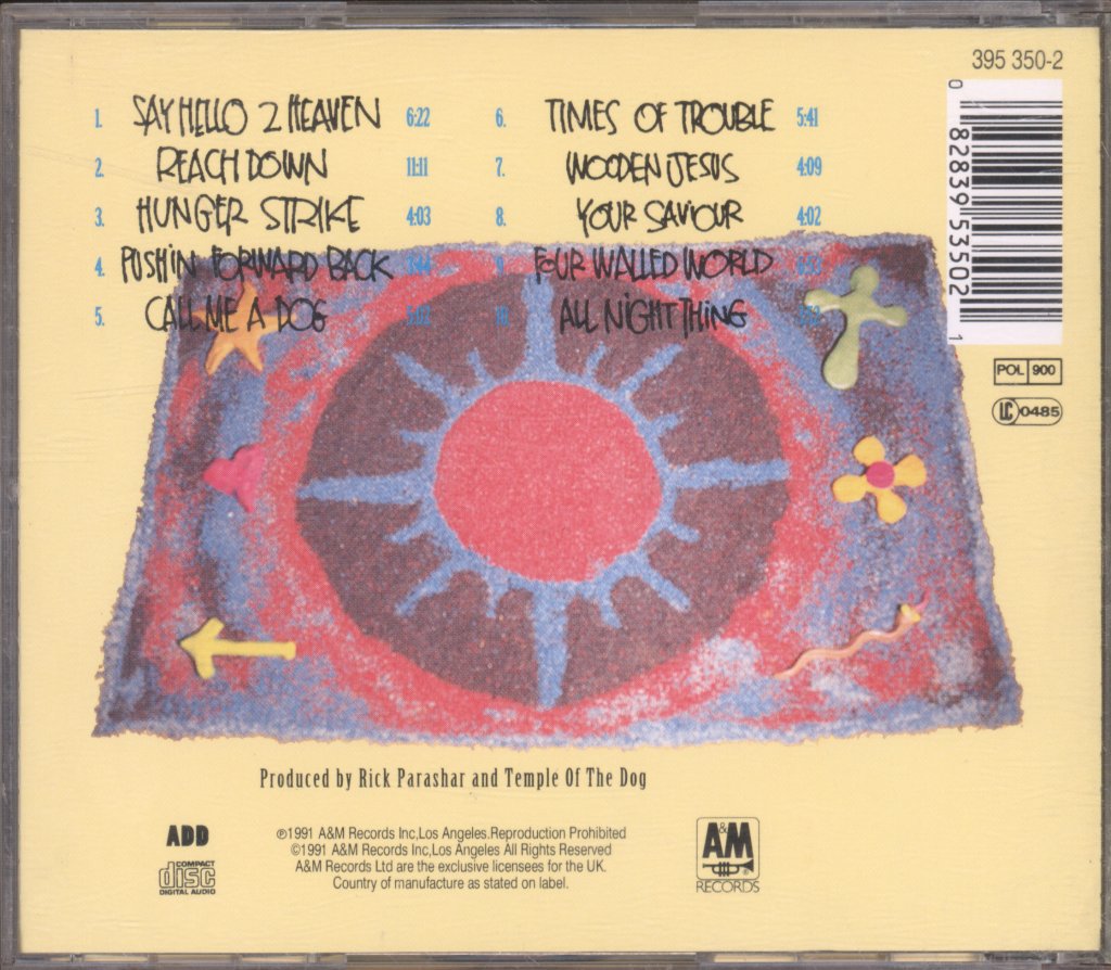 Temple Of The Dog - Temple Of The Dog - Cd