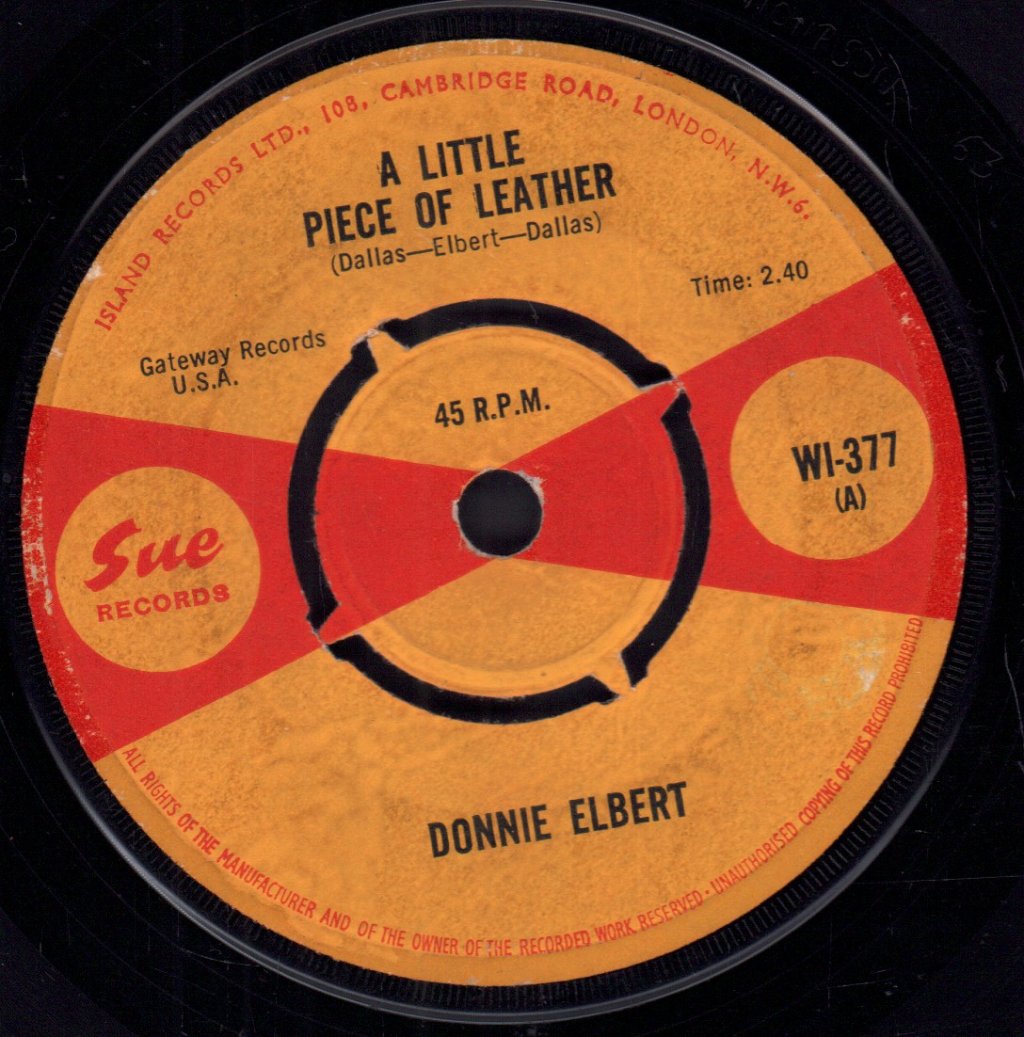 Donnie Elbert - A Little Piece Of Leather - 7 Inch