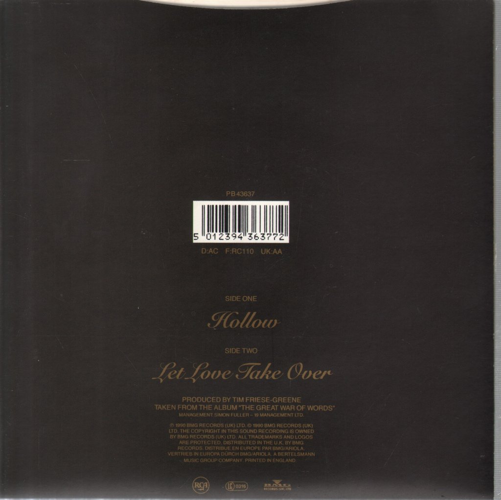 Brian Kennedy - Hollow - 7 Inch