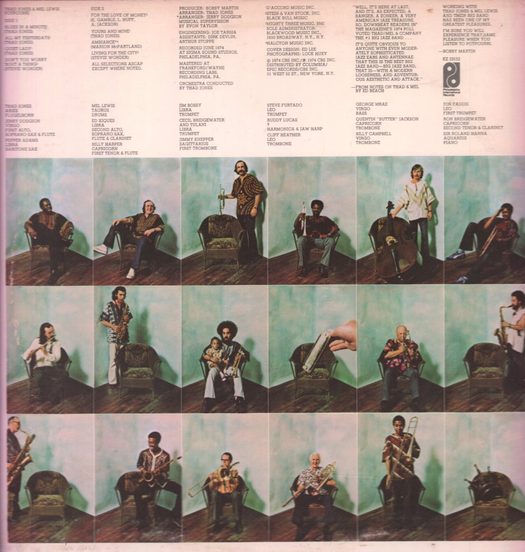Thad Jones & Mel Lewis - Potpourri - Lp