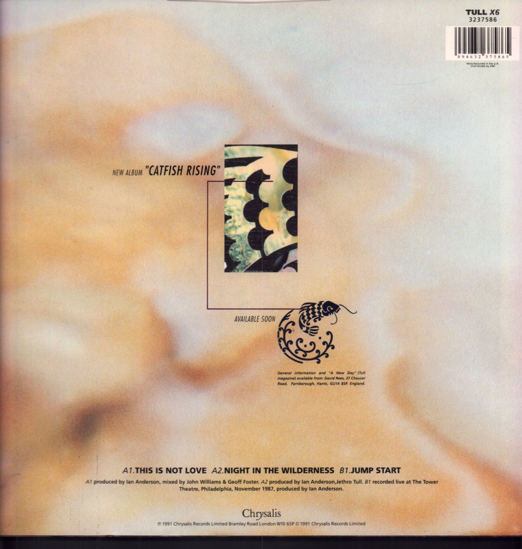 Jethro Tull - This Is Not Love - 12 Inch