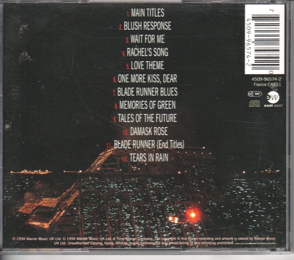 Vangelis - Blade Runner - Cd
