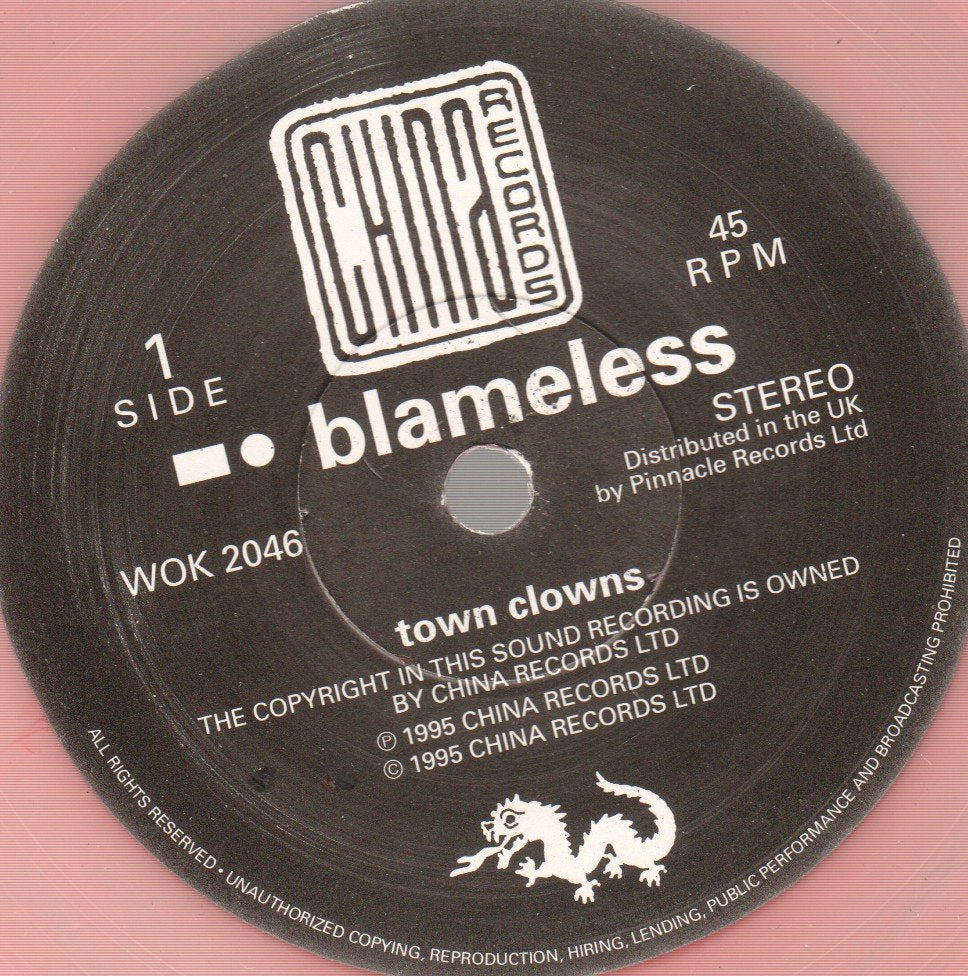 Blameless - Town Clowns - 7 Inch