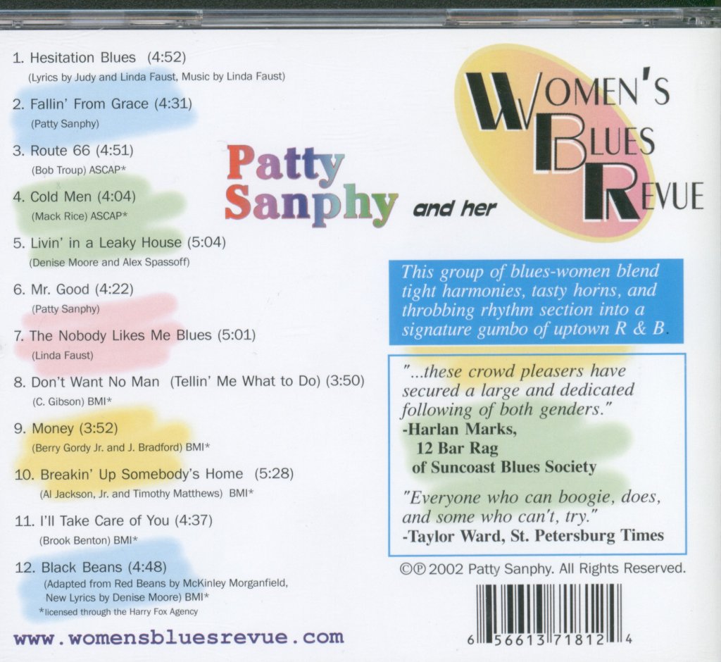 Patty Sanphy And Her Women's Blues Revue - Tell It - Cd