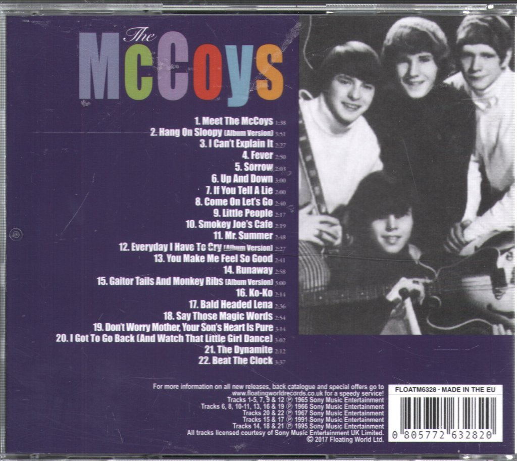 McCoys - Hang On Sloopy - The Best Of The McCoys - Cd