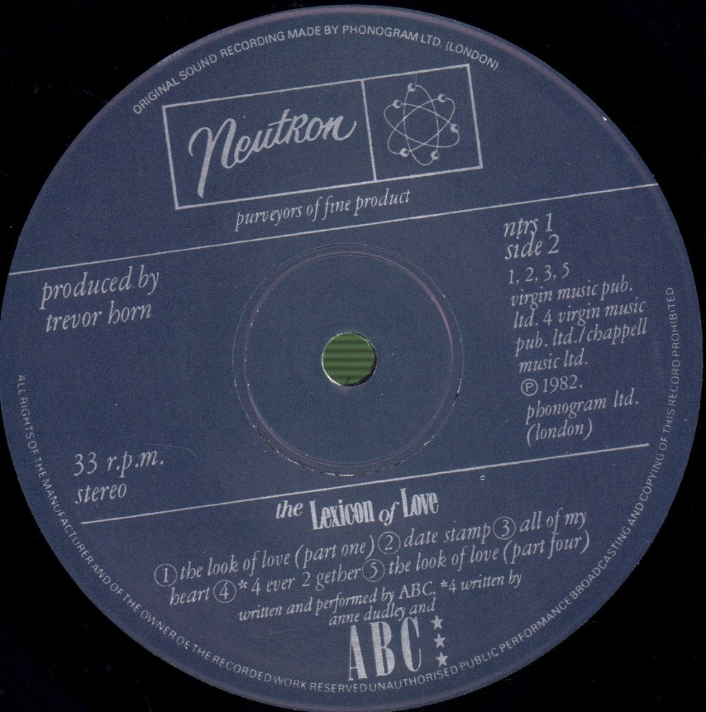 ABC - Lexicon Of Love - Lp