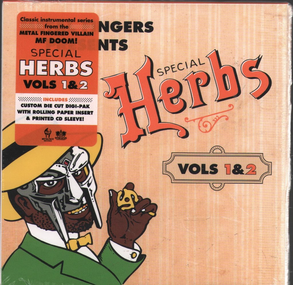 MF DOOM - Metal Fingers Presents: Special Herbs Vol. 1 & 2 - Cd