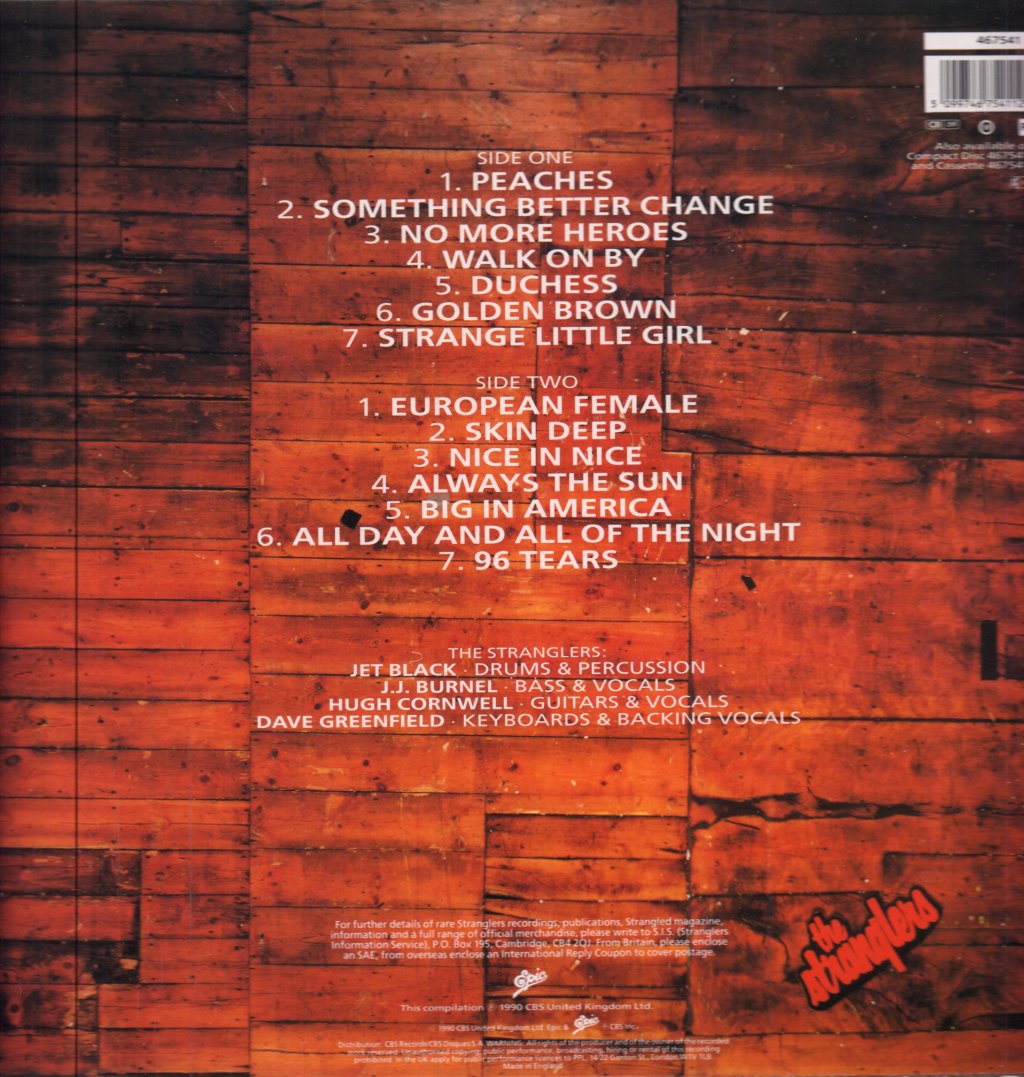 Stranglers - Greatest Hits 1977-1990 - Lp