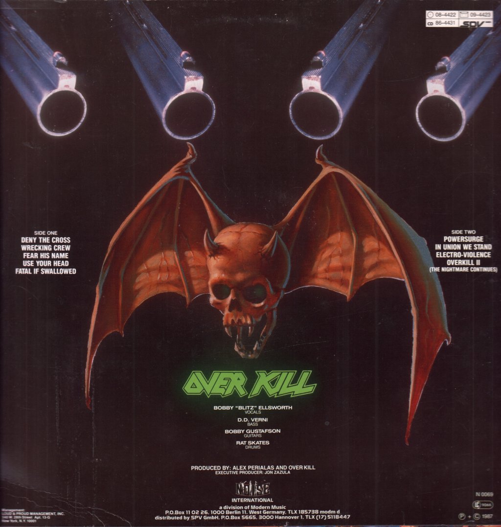Overkill - Taking Over - Lp