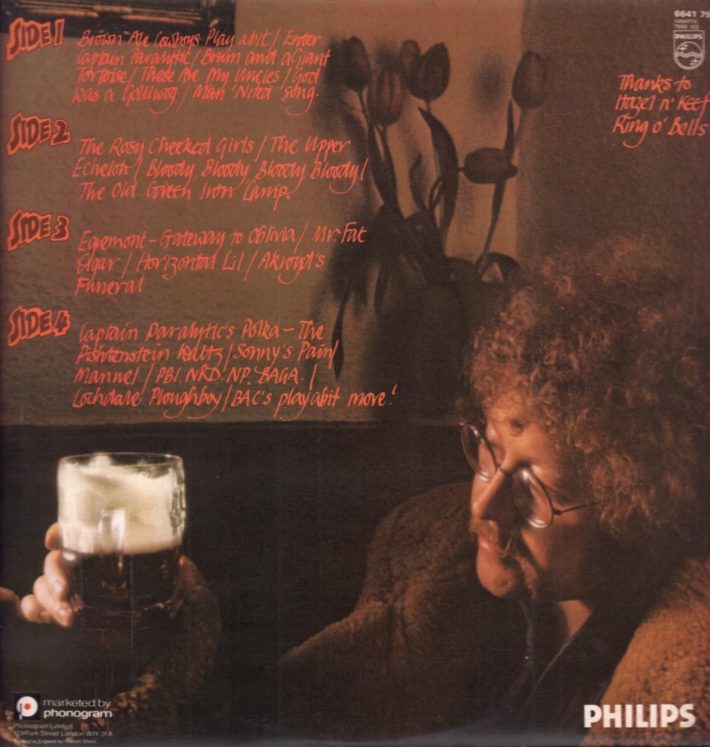 Mike Harding - Captain Paralytic And The Brown Ale Cowboys - Double Lp
