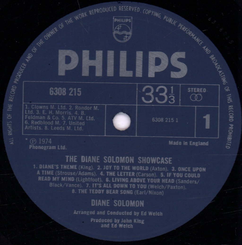 Diane Solomon - Showcase - Lp