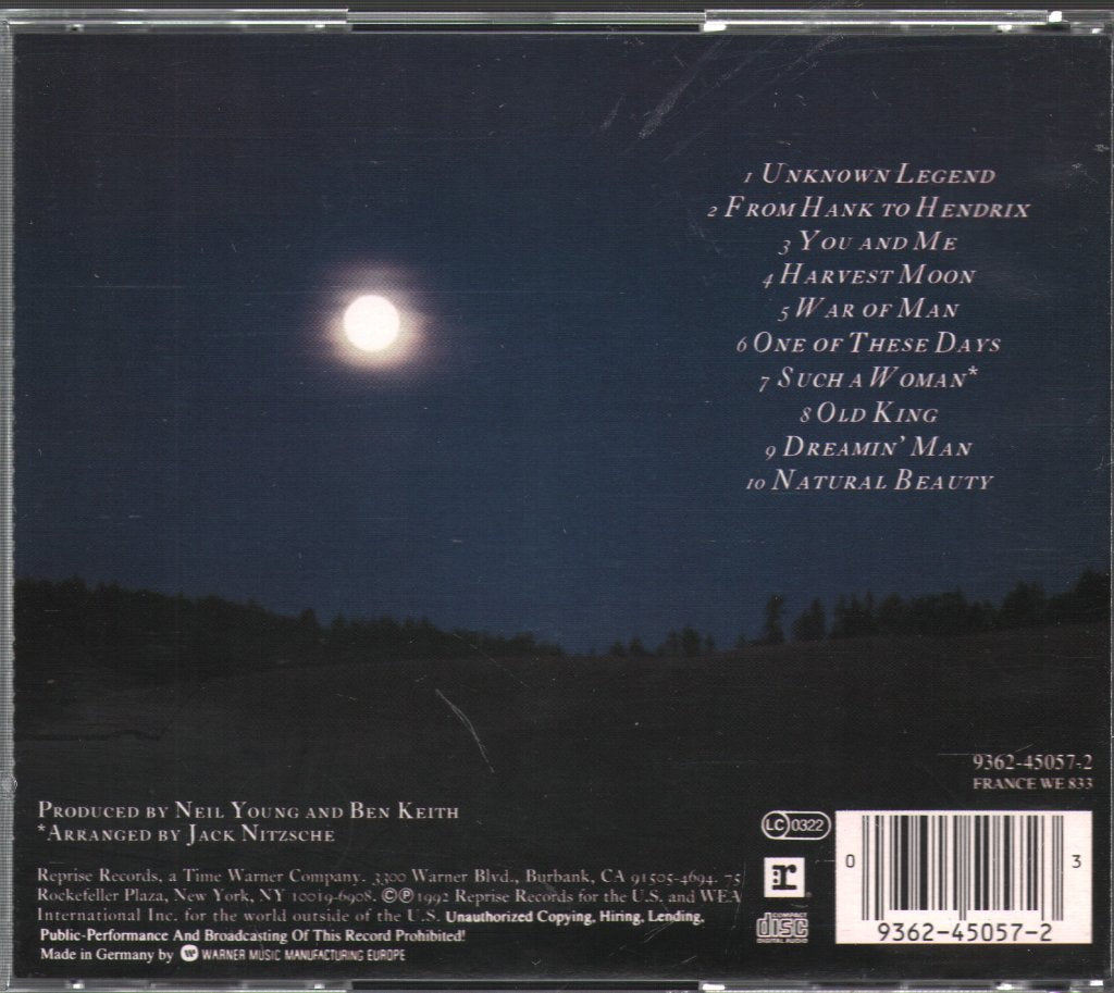 Neil Young - Harvest Moon - Cd