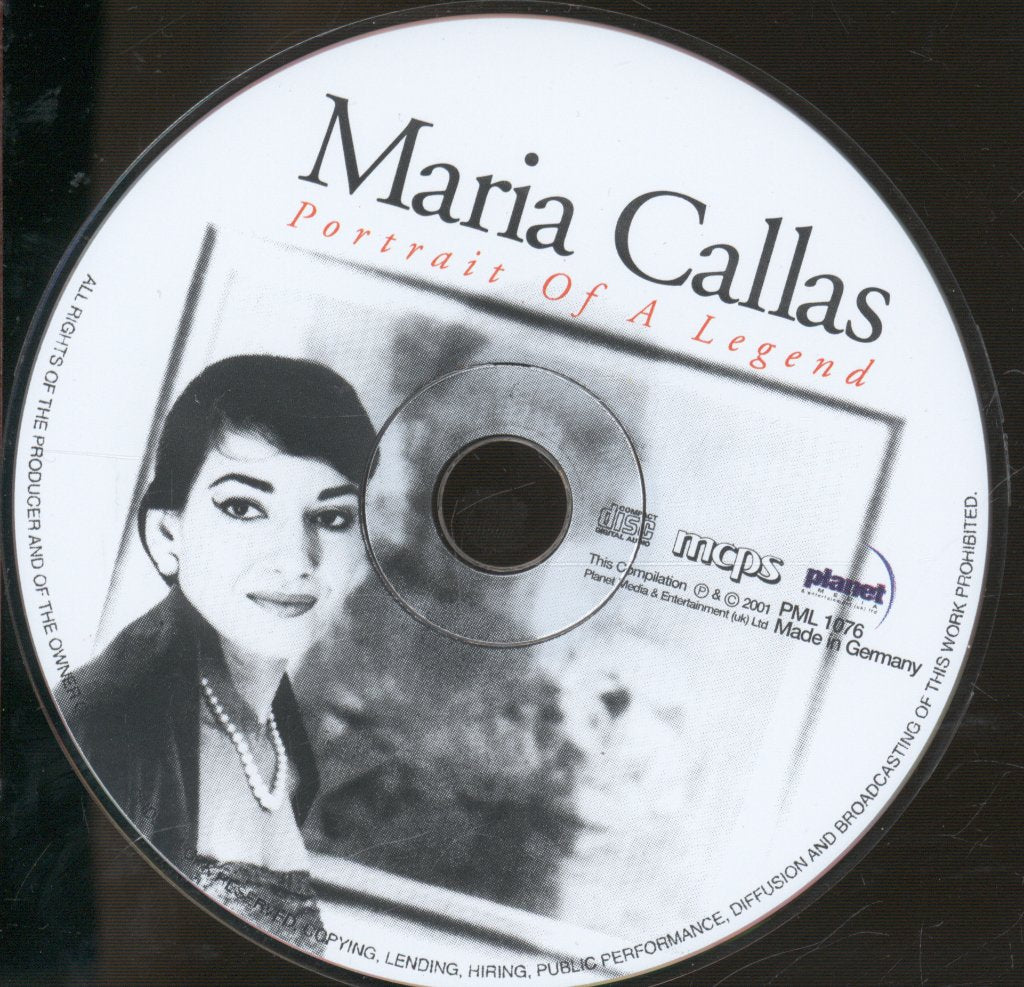 Maria Callas - Portrait Of A Legend - Cd