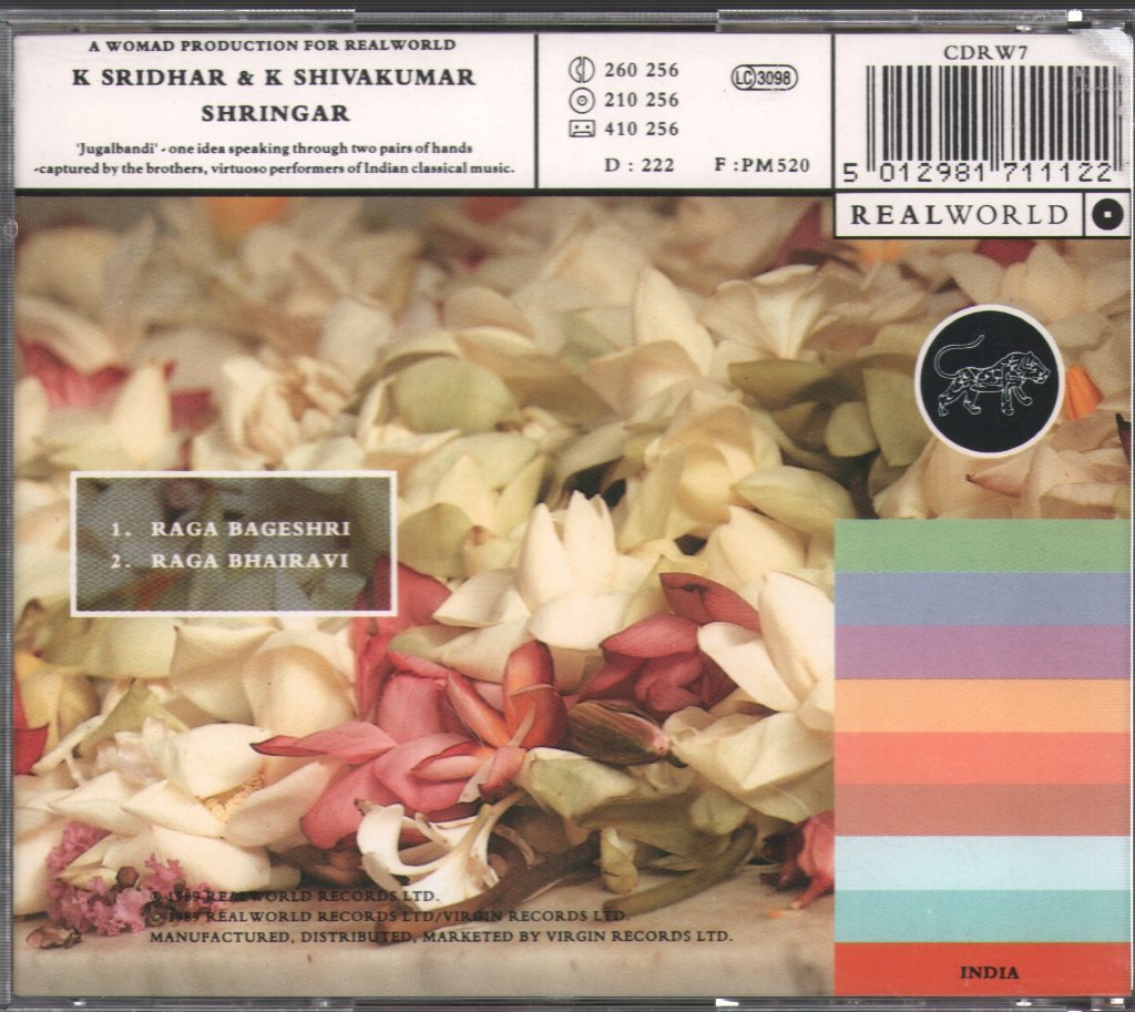 Krishnamurti Sridhar - Shringar - Cd